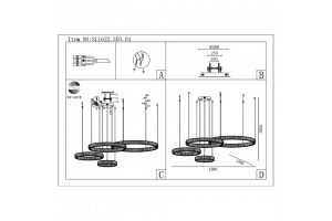 Подвесной светильник ST-Luce Tivoli SL1622.303.04 - 2