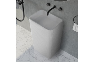 Раковина отдельностоящая ABBER Stein AS2505-H белая матовая