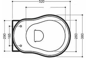 Сиденье для унитаза Kerasan Retro (108401) - 3