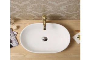 Раковина накладная Ceramalux N белый (9026А) - 2