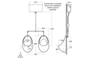 Писсуар Ideal Standard Contour (S611001) - 2