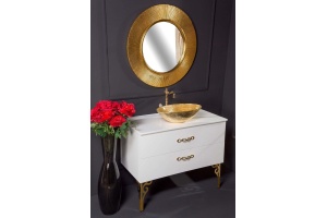 Раковина накладная Armadi Art NeoArt 51 золото - 2