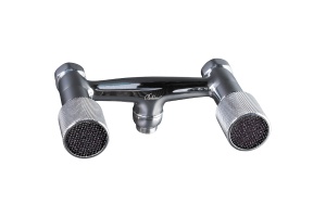 Смеситель для душа Boheme Royal Cristal хром с черными кристаллами Preciosa