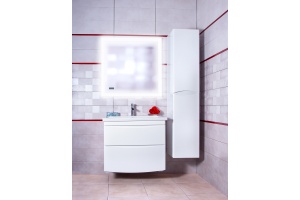 Тумба с раковиной Бриклаер Вега 80 белая - 2