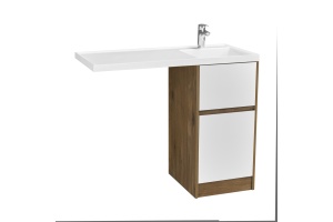 Тумба под раковину без фасада Aquaton Лондри 40 светлое дерево - 2