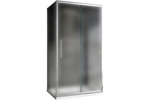 Душевой уголок Abber Schwarzer Diamant 160х80 хром стекло матовое