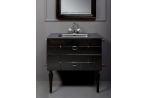 Тумба под раковину Armadi Art Vallessi Avangarde Piazza 80 черный - хром