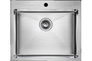 Мойка кухонная Paulmark Brim 59 брашированная сталь