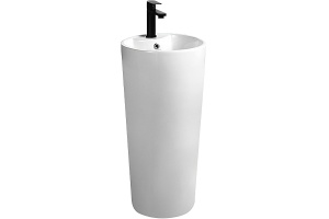 Напольная раковина Vincea 40х40х82 белая