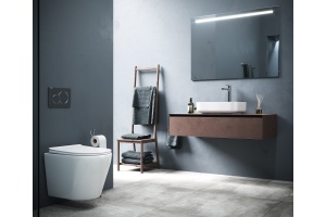 Унитаз подвесной Ceramica Nova Highlight с микролифтом, безободковый CN1804 - 2