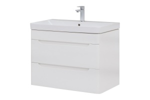 Тумба с раковиной Allen Brau Aquanet София 80 белый глянец - 2
