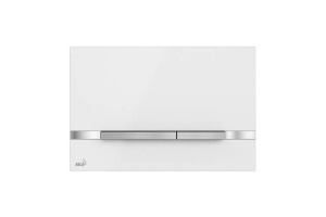 Кнопка смыва AlcaPlast  белый (STRIPE-WHITE)