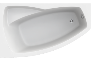 Акриловая ванна STWORKI Монтре 150x90 L, с каркасом