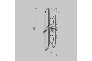 Бра Maytoni Marmo MOD099WL-02G - 2