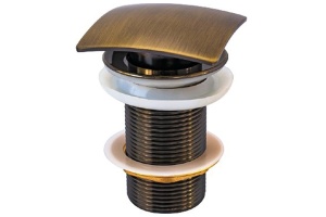 Донный клапан для раковины Ceramalux бронза (RD009)