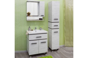 Мебель для ванной Sanflor Техас 70 венге, северное дерево светлое