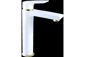 Смеситель для раковины Rav Slezak Colorado белый - золото