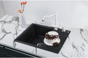 Мойка кухонная Omoikiri Daisen 65 черная - 2