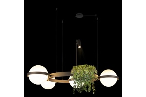 Подвесная люстра Loft it Jardin 10121/4 Dark grey - 3