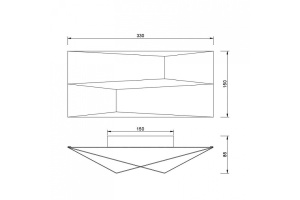 Настенный светодиодный светильник Mantra Fuji 8159 - 3