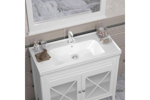 Тумба под раковину Opadiris Палермо 100 белая матовый - 2