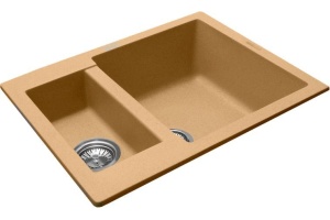 Мойка кухонная Lava D1 бежевая - 2