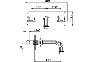 Смеситель для раковины Cezares OLIMP хром (OLIMP-BLS2-01-Sw) - 3