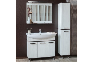 Мебель для ванной Sanflor Толедо 105 венге, северное дерево светлое