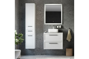 Мебель для ванной STWORKI Эстерсунд 75 белая матовая, роверелла