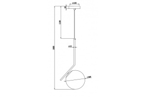 Подвесной светильник Freya Sara FR5129PL-01BS - 3