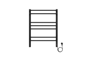 Полотенцесушитель электрический Aquatek Бетта П7 500х700, quick touch, черный муар