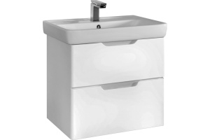 Тумба с раковиной Dreja.Eco Q 60 белая - 3