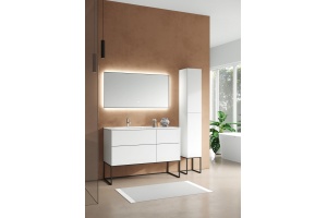 Зеркало Sanvit Панорама 100 с подсветкой черный - 3