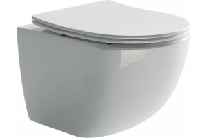 Комплект подвесного унитаза с инсталляцией Ceramica Nova Forma с кнопкой Round хром - 2