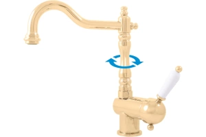 Смеситель для кухни Rav Slezak Labe золото - 2