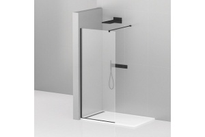 Душевая перегородка Cezares Liberta 90 черный (LIBERTA-L-1-90-120-C-NERO)