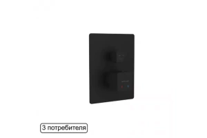 Смеситель для душа встраиваемый Excellent Keria черный матовый