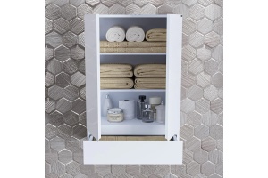 Шкаф подвесной Санта Марс 60 белый - 3