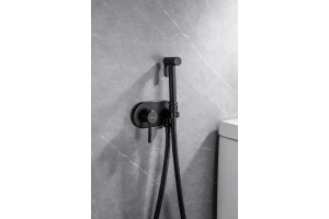 Гигиенический душ Allen Brau Priority черный матовый - 2