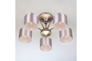 Люстра на штанге Eurosvet Adagio 60080/5 сатин-никель - 3