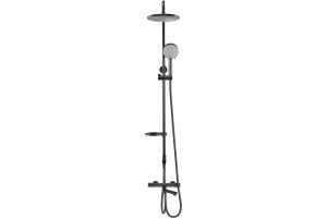 Душевой комплект Swedbe Hermes черный матовый (5114B) - 3