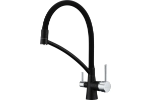 Смеситель для кухни Paulmark Siegen черный матовый