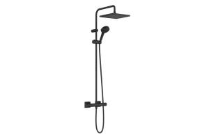 Душевая система Hansgrohe Vernis Shape Showerpipe 240 1jet с термостатом черный матовый
