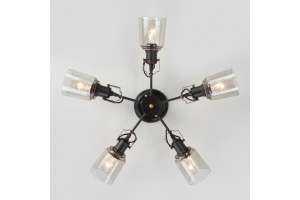 Потолочная люстра Eurosvet Astor 70111/5 черный - 2
