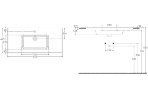 Раковина накладная Allen Brau Fantasy Flat 102x47 белый - 3