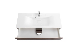 Тумба с раковиной BelBagno Marino 110 темное дерево - 3