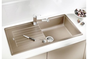 Мойка из гранита Blanco Zia бежевый (517573) - 2