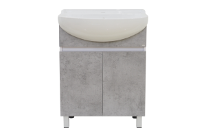 Ультра - 60 тумба напольная прямая бетон