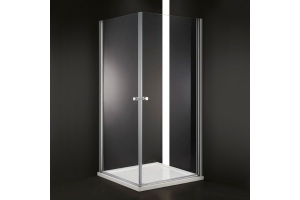 Душевой уголок Cezares Elena 70х70 хром стекло прозрачное