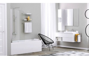 Шторка на ванну Wasserkraft Leine 35P01-80W - 2